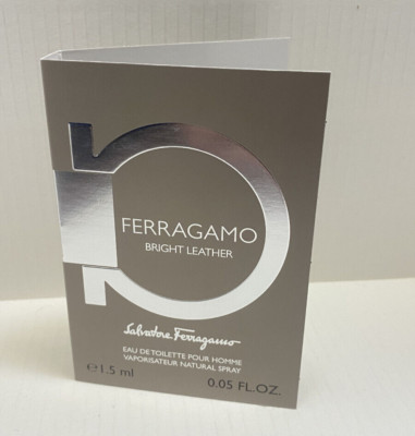 Salvatore Ferragamo Bright Leather EDT Pour Homme Sample Spray 1.5