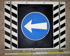 LEFT SPLASH GUARD ROAD SIGNS Fiat truck 35x45 METAPLAST ERA