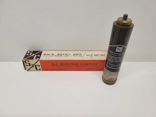 NEW OLD STOCK! S&C 7.2KV 150E AMP SM-5 FUSE REFILL UNIT 261250R4