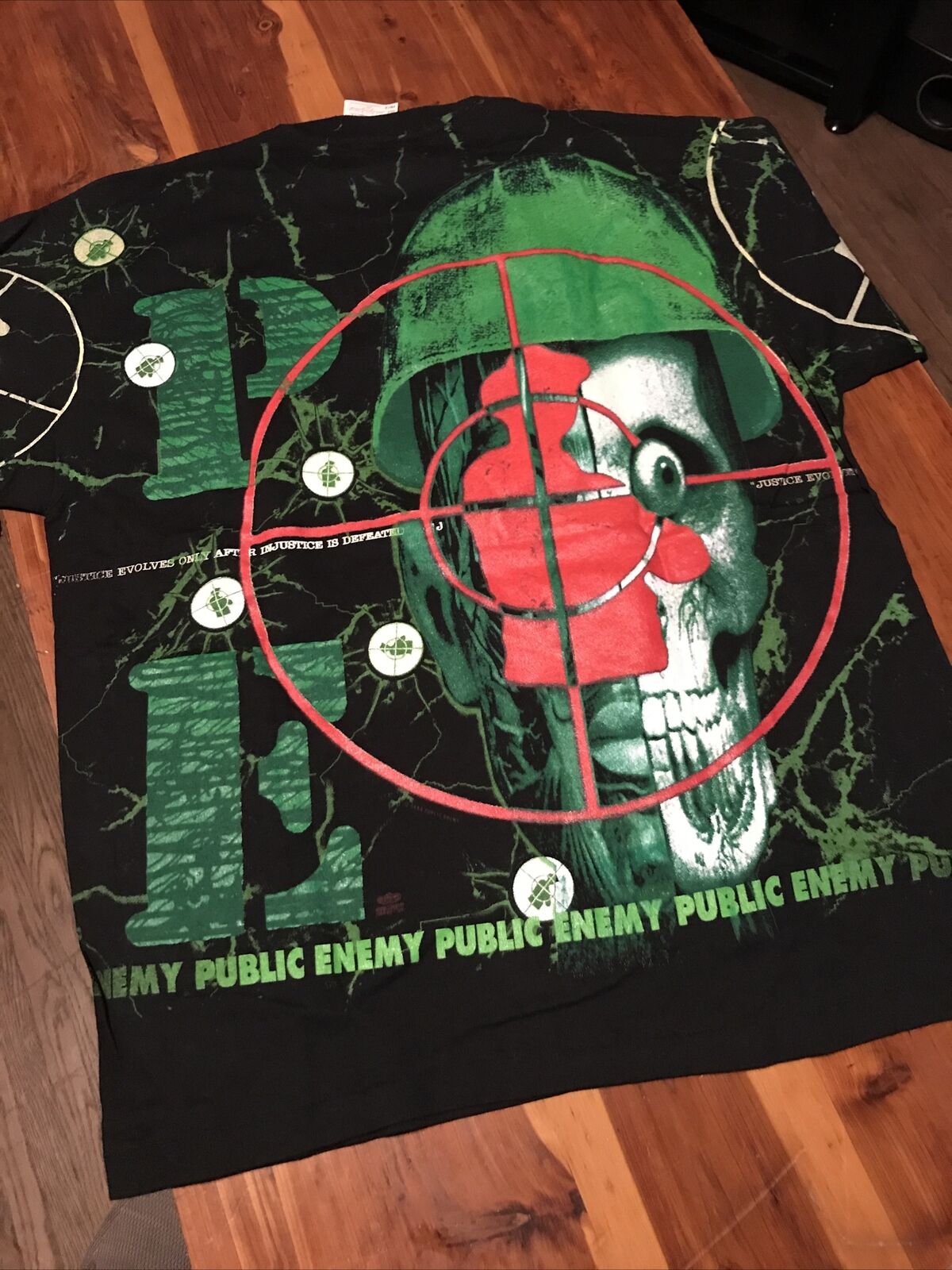 Vintage 90s Public Enemy ALL OVER PRINT Rap Hip h… - image 6