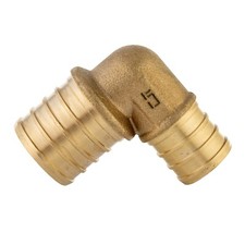 10 PCS EFIELD PEX 1"X 3/4" Reducing Elbow Crimp Brass Fittings ,Lead Free
