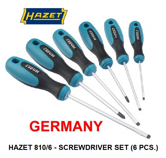Hazet Germany screw driver set with 6 PIECES , Model 810/6 | eBay