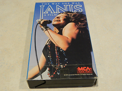 Janis Joplin: The Way She Is - A Film VHS | eBay