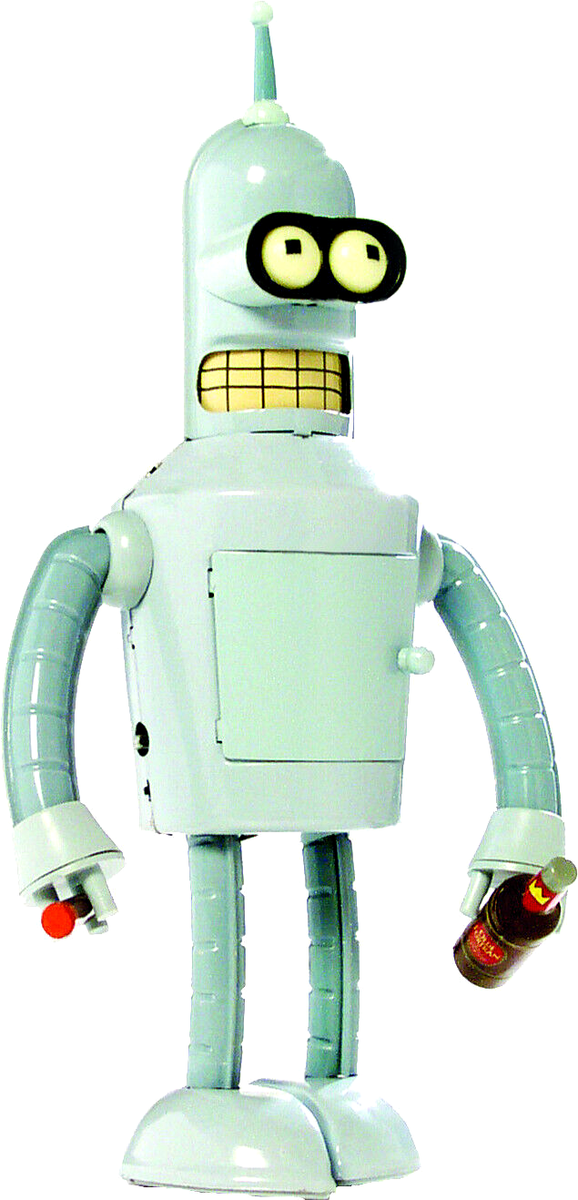 Figurine Bender (Futurama) - Rocket USA - Jouet Mécanique En Fer Blanc - Neuf