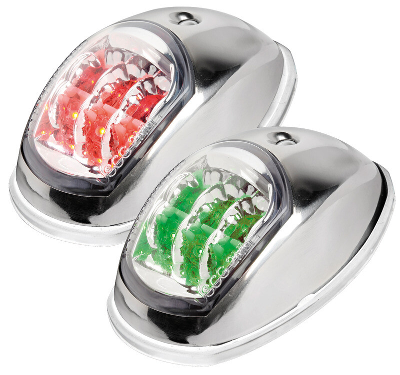 LED Navigation EVOLED Light Case Polished Stainless Steel - 11.039.21 Osculati