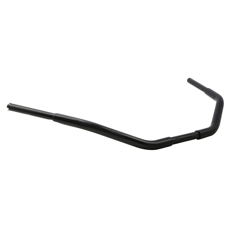 Manillar de barra de elevación de 3,5" apto para Harley Softail Dyna Low Rider negro/cromo Foto 4 de 4