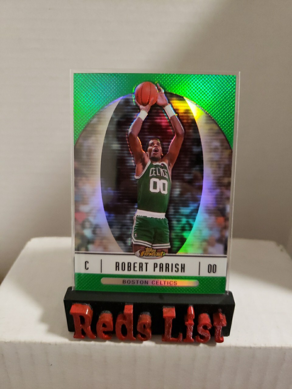 2006-07 Topps Finest Green Refractor 101/199 Robert Parish Boston Celtics HOF