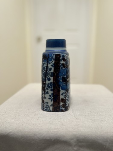 Royal Copenhagen Blue Stoneware Shoulder Vase Designer JOHANNE GERBER - Picture 2 of 6