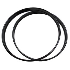 2 PCS 20" Bass Drum Hoops Black Metal Bass Drum Hoops Black Coated 2PCS/PACK 