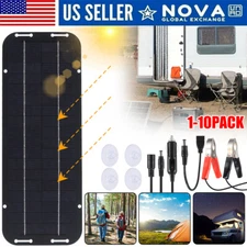 1-10x 30 Watts Solar Panel 12V Trickle Charger Battery Charger Kit w/ Controller