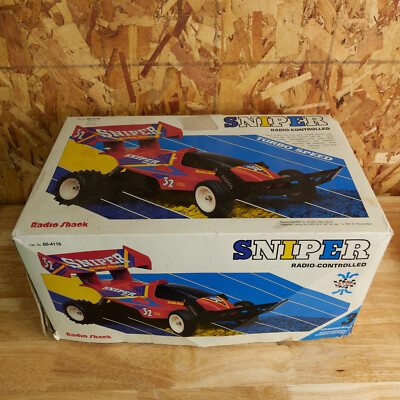 Radioshack Carro A Control Remoto Speed Buggy Vintage Radio Shack Remote  Control Car Super Buggy Sniper W/ Box