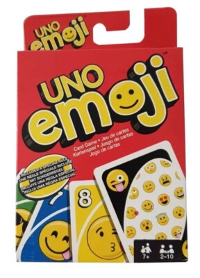 Mattel UNO Emoji Card Game Brand new sealed package Mattel Games Original