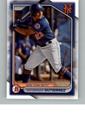 2024 Bowman Daiverson Gutierrez BP-59 Prospects New York Mets