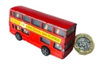 Toy Car Corgi Juniors Red Bus Ready Brek Diecast Metal Vintage ra