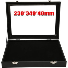 Large Pin Display Case Shadow Box Frame, Transparent Pin Collection Display