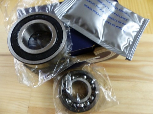 Wälzlager, Kugellager, Radlagersatz 6305+ 6206 RS mit Schmiermittel