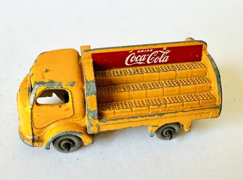 1957 Matchbox Lesney No. 37 Karrier Bantan 2 Ton Coca Cola Gray Wheels - Picture 2 of 8