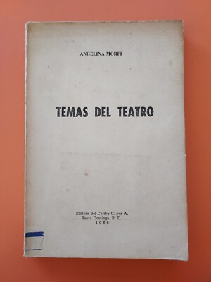 Temas Del Teatro Por Angelina Morfi 1969 PB #4807