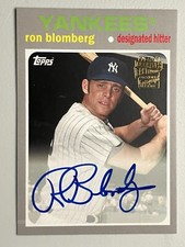 2016 Topps Archives - Fan Favorites Autographs 1971 Design Ron Blomberg #FFA-RB