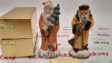 Lot of 2 "The Memories of Santa Collection" Figurines / Ornaments 1885 1894