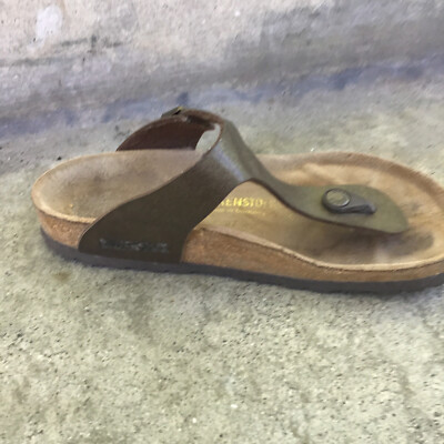 Birkenstock Gizeh Mocha Brown Birko-Flor Womens Size 37 US 6  display picture 2
