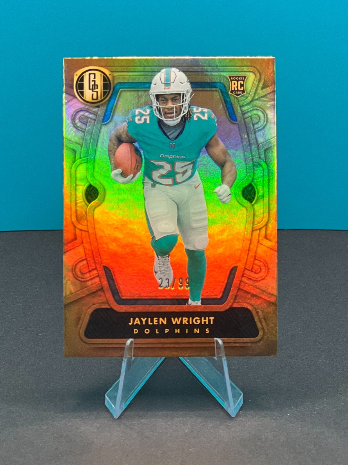 JAYLEN WRIGHT 2024 Panini Gold Standard /99 DOLPHINS #158 RC ROOKIE