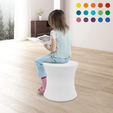16" Color-Changing Lighting Chair Rechargeable LED Light Up Stool Cube 16 RGB