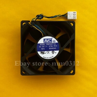 1pcs AVC DS07025T12U 70*70*25mm 12V 0.7A 70mm PWM cooling fan 4pin | eBay