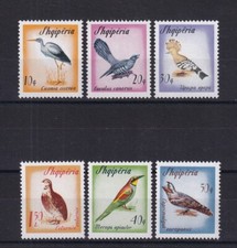 TIMBRE STAMP 6 ALBANIE Y&T#797-802 OISEAU BIRD NEUF**/MNH-MINT 1965 ~E94