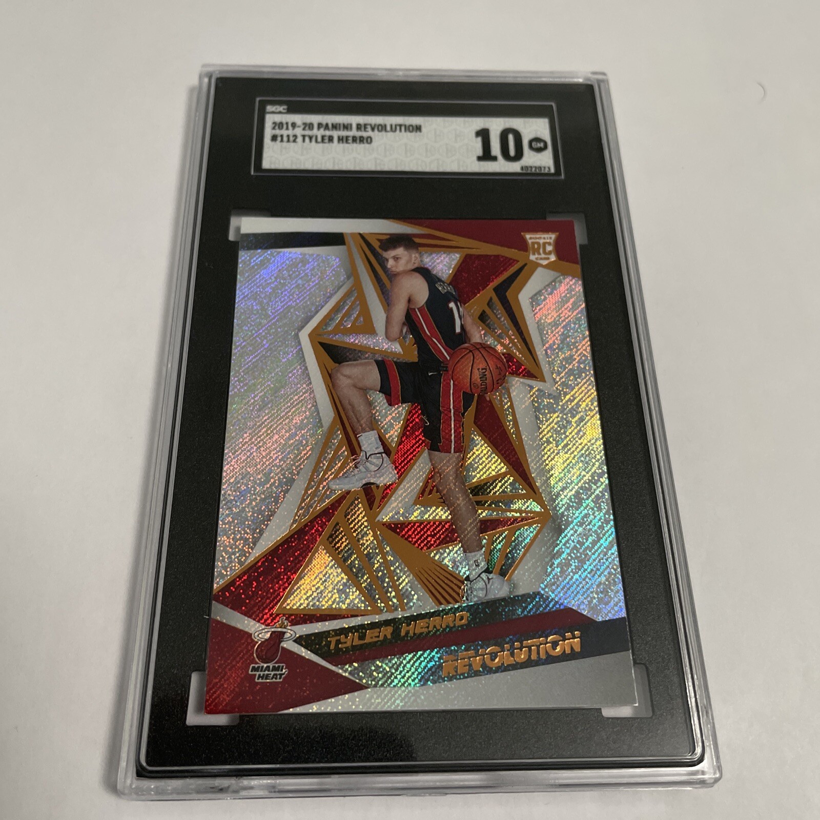 2019-20 Panini Revolution Tyler Herro SGC 10 #112   Quick SALE. Good Price