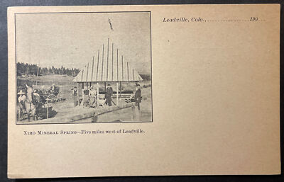 Ximo Mineral Spring Five Miles West of Leadville printed UDB