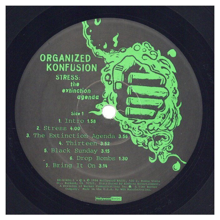 Organized Konfusion - Stress: The Extinction Agenda '94 LP US ORG
