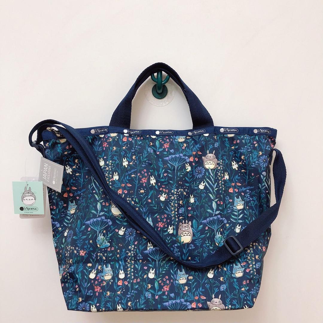 LesPortsac Totoro My Neighbor Shoulder Tote Bag Ghibli 30x30x12cm