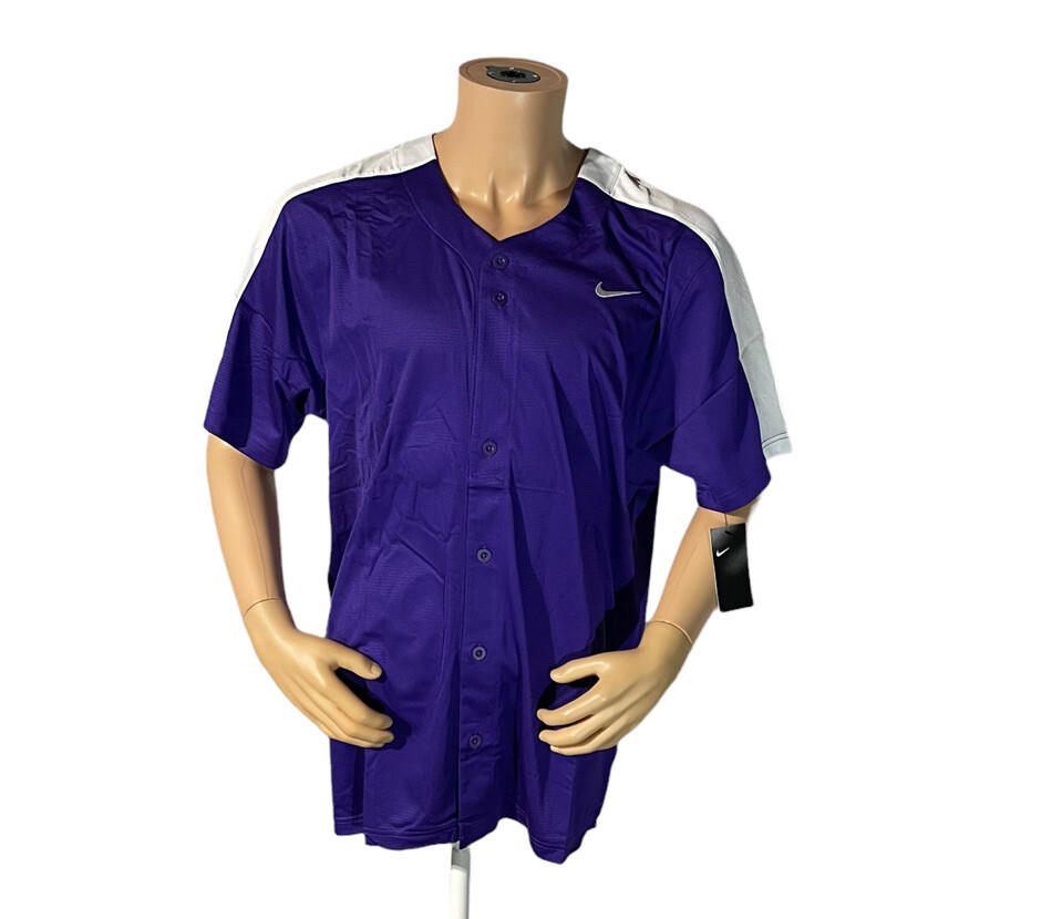 Nike Team Baseball Practice One Button Хенли XL фиолетовый BQ5399-546 5290₽