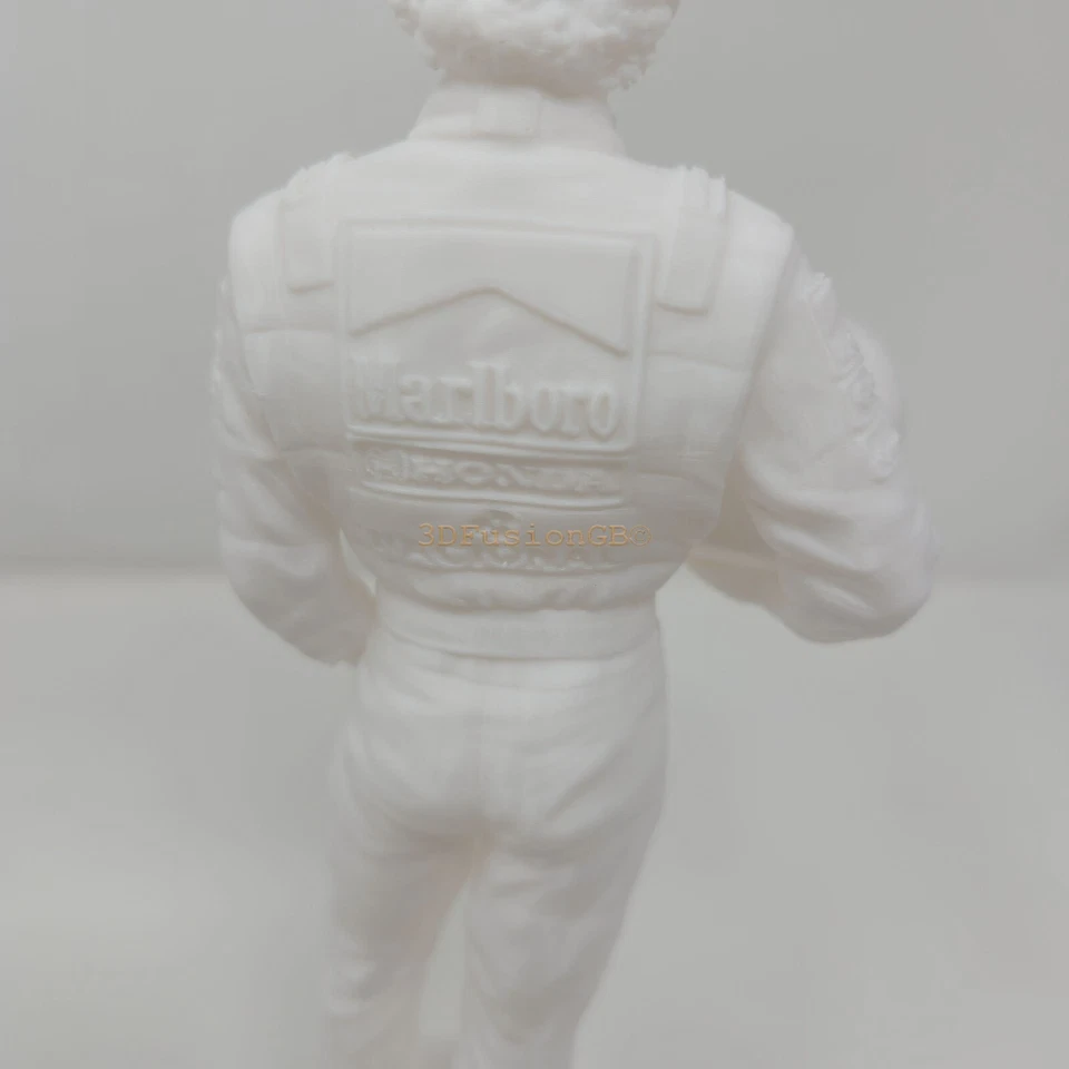 Ayrton Senna 3D Printed Helmet-Figure Statue F1 Formula Racing One McLaren - Изображение 2 из 4