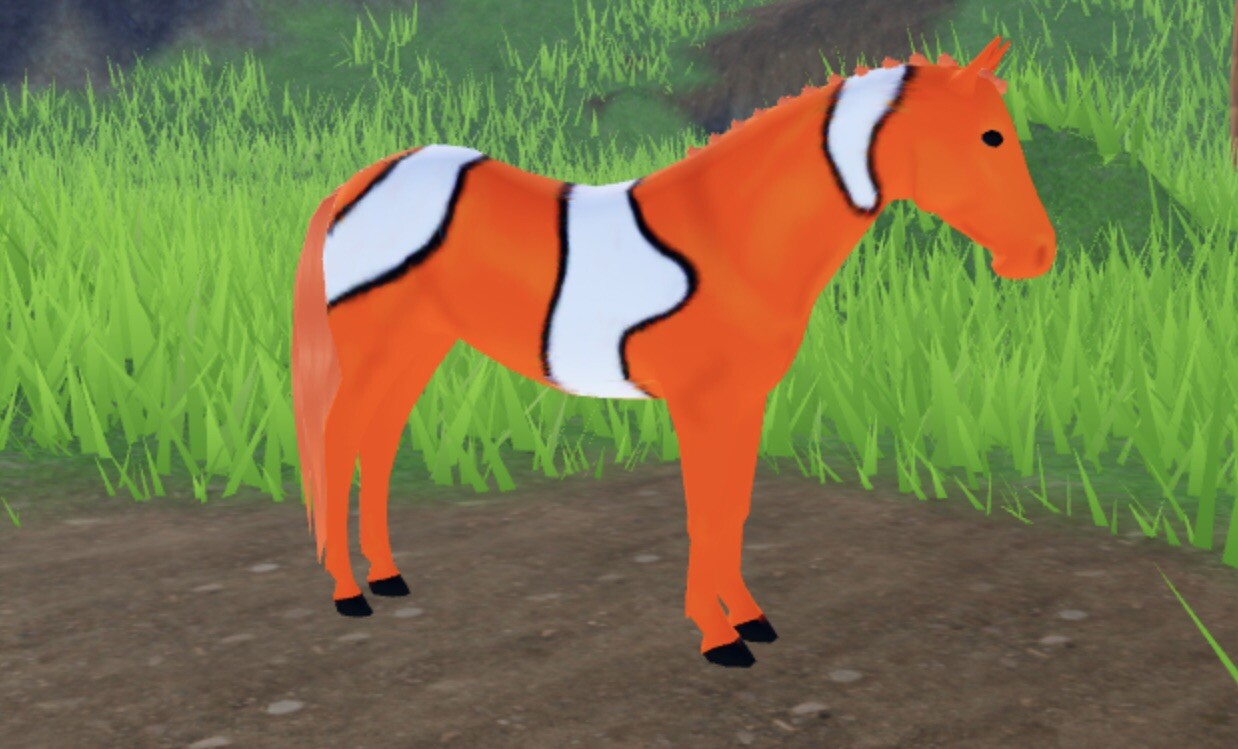 Roblox Wild Horse Islands Summer 2022 Limited Clownfish Mustang eBay