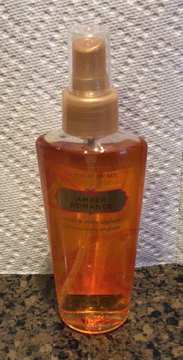 Victoria's Secret Amber Romance Fragrance Mist- Rare scent! Big