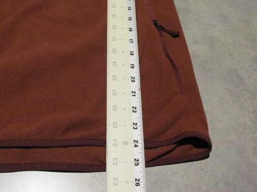 North Face jacket pullover Womens small maroon fleece Hooded - Picture 2 of 5