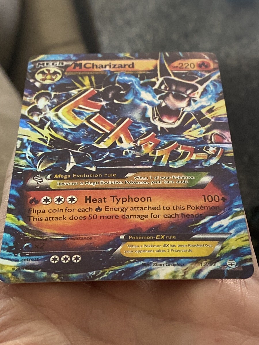 Cartao Pokemon Mega Charizard Ex Card Pokémon M Charizard Ex 13/106