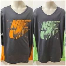 Nike Dri-Fit Boys Gunsmoke Sz M Graphic Training Tee 60 NWT Lot of 2