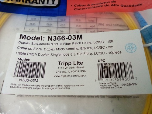 Tripp Lite N366-03M Network Cable - Picture 2 of 5