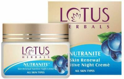 Lotus Herbal Nutranite Skin Renewal Nutritive Night Cream | 50g