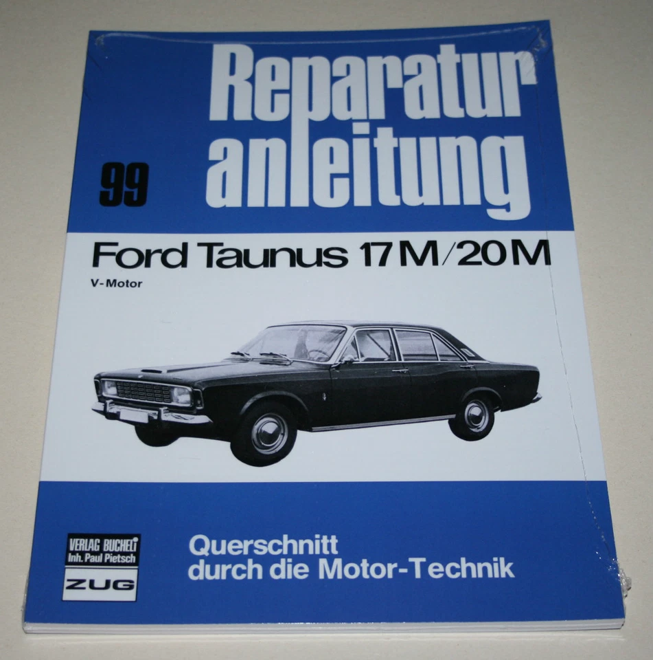 Reparaturanleitung Ford Taunus P5 + P7 17M / 20M mit V-Motor, Bauj. 1964-1971 - Bild 1 von 1