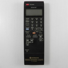 Hitachi VT-RM1350A VCR Remote Control w/ LCD - OEM for VT-1350A 1350C 1350U