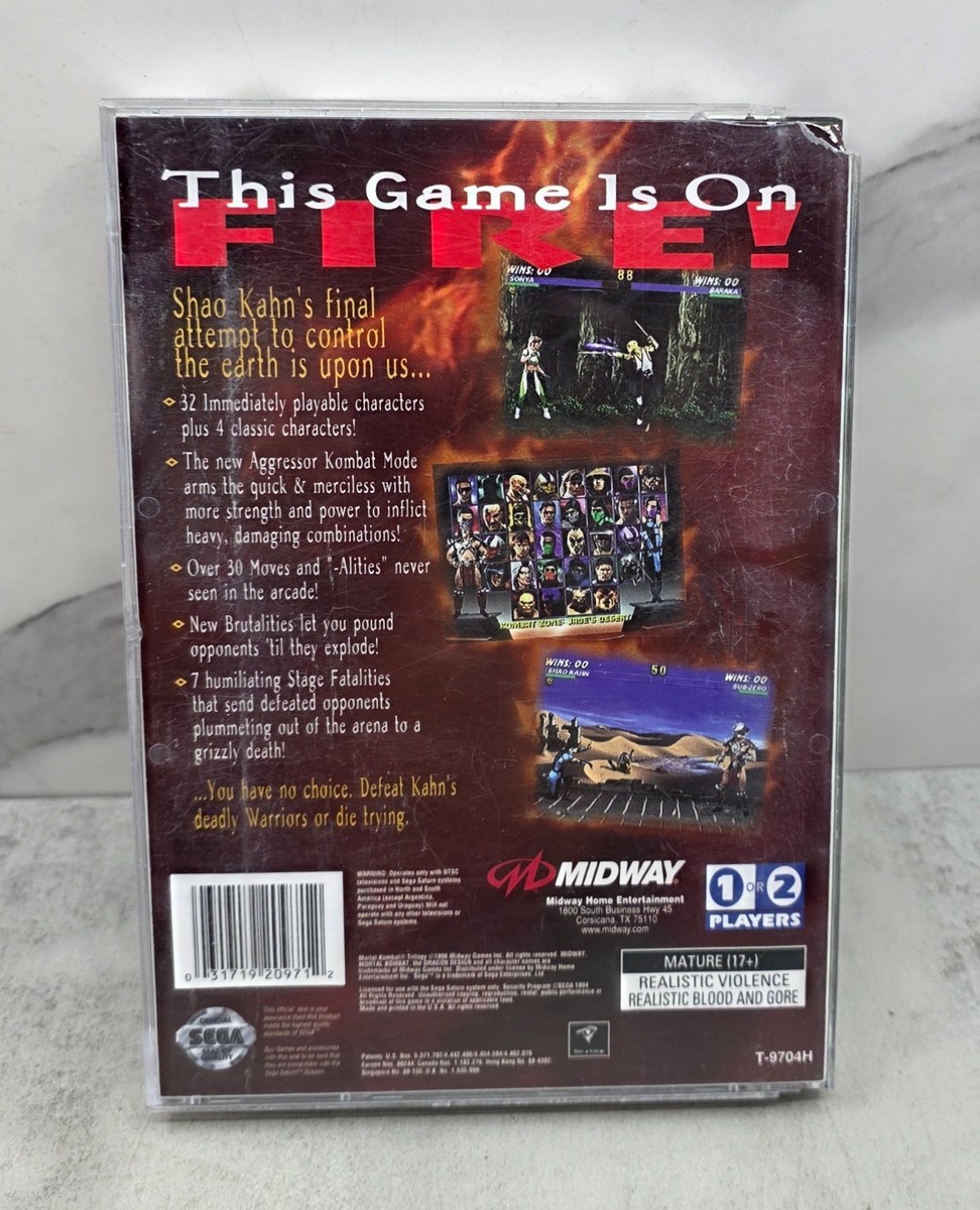 Mortal Kombat Trilogy (Sega Saturn, 1997) for sale online | eBay