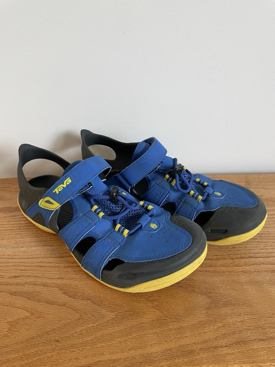 Teva strappy navy / yellow hiking sandals Teva | Shoes | Teva Strappy Navy Yellow Hiking Sandals  main image 4