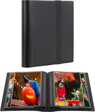 Small Photo Album 4x6 Photos Black Inner Page with Strong Elastic band, Each Sma