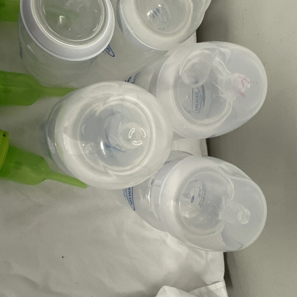 Botellas/pezones/insertos/tapas DR BROWNS Natural Flow Wide 5 oz/9 oz - Lote de 9 Foto 4 de 4