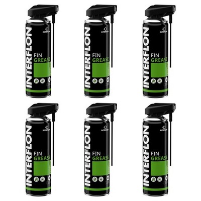 INTERFLON Fin Grease 6x 300 ml Aerosol Schmiermittel Mehrzweckfett MicPol