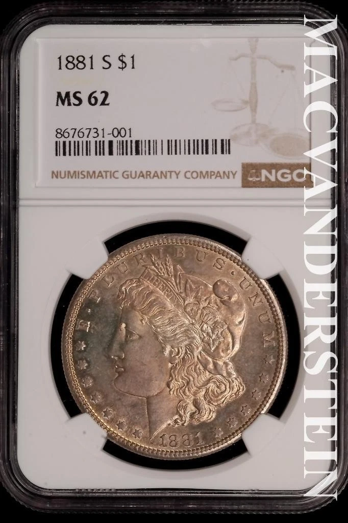 MS 62 Graded 1881 Year Morgan US Dollars (1878-1921) for sale | eBay